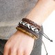 Unisex Street Style Multi-Layered Design Bracelet